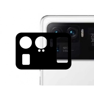 Xiaomi Mi 11 Ultra Kamera Lens Koruyucu Film 0.2mm - Siyah
