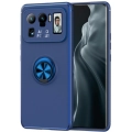 Xiaomi Mi 11 Ultra Kılıf Renkli Silikon Yüzüklü Standlı Auto Focus Ravel Kapak - Mavi