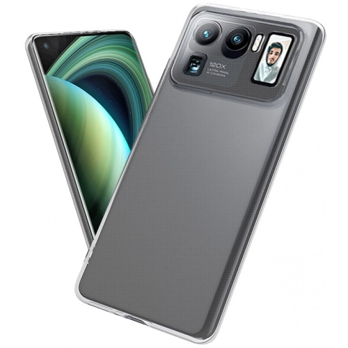 Xiaomi Mi 11 Ultra Kılıf Kamera Korumalı Esnek Silikon Kapak - Şeffaf