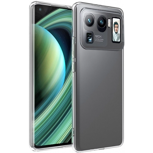 Xiaomi Mi 11 Ultra Kılıf Kamera Korumalı Esnek Silikon Kapak - Şeffaf