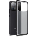 Xiaomi Mi 11 Ultra Kılıf Volks Serisi Kenarları Silikon Arkası Şeffaf Sert Kapak - Siyah