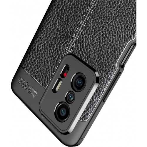 Xiaomi Mi 11T Kılıf Deri Görünümlü Lüks Parmak İzi Bırakmaz Niss Silikon Kapak - Lacivert