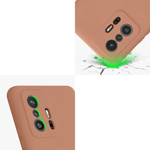 Xiaomi Mi 11T Kılıf İçi Kadife Mat Mara Lansman Silikon Kapak - Siyah