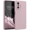 Xiaomi Mi 11T Kılıf İnce Soft Mat Renkli Esnek Silikon Kapak - Rose Gold