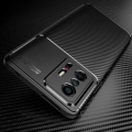 Xiaomi Mi 11T Kılıf Silikon Parmak İzi Bırakmayan Karbon Soft Negro Kapak - Siyah
