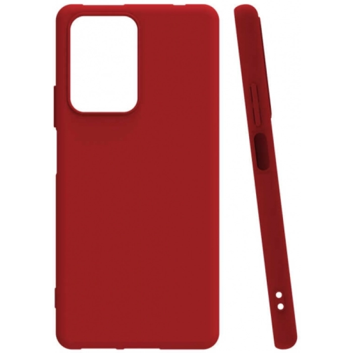 Xiaomi Mi 11T Kılıf Silikon Mat Esnek Kamera Korumalı Biye Kapak - Kırmızı