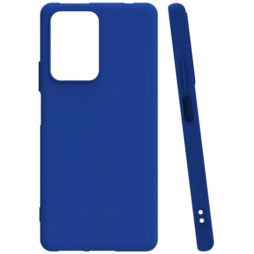 Xiaomi Mi 11T Kılıf Silikon Mat Esnek Kamera Korumalı Biye Kapak - Mavi