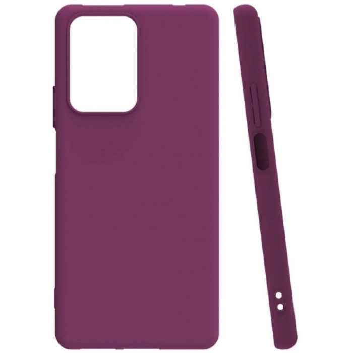 Xiaomi Mi 11T Kılıf Silikon Mat Esnek Kamera Korumalı Biye Kapak - Mor