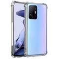 Xiaomi Mi 11T Pro Kılıf Silikon Köşe Korumalı Airbag Darbe Emici Kapak - Şeffaf