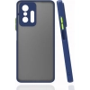 Xiaomi Mi 11T Pro Kılıf Kamera Korumalı Arkası Şeffaf Mat Silikon Kapak - Lacivert