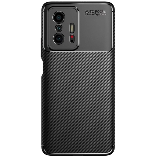 Xiaomi Mi 11T Pro Kılıf Silikon Parmak İzi Bırakmayan Karbon Soft Negro Kapak - Siyah