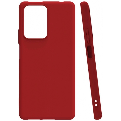 Xiaomi Mi 11T Pro Kılıf Silikon Mat Esnek Kamera Korumalı Biye Kapak - Kırmızı