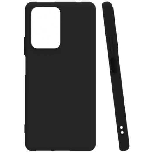 Xiaomi Mi 11T Pro Kılıf Silikon Mat Esnek Kamera Korumalı Biye Kapak - Siyah