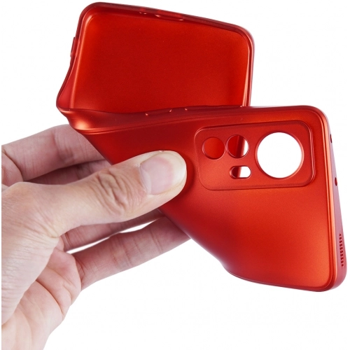 Xiaomi Mi 12 Lite Kılıf İnce Soft Mat Renkli Esnek Silikon Kapak - Rose Gold