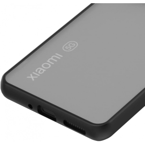 Xiaomi Mi 12 Lite Kılıf Kamera Korumalı Arkası Şeffaf Mat Silikon Kapak - Lacivert