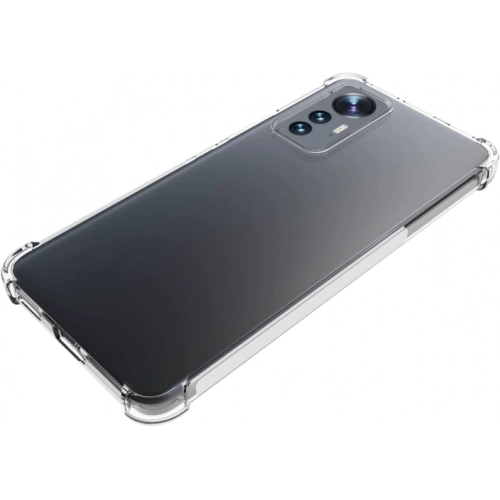 Xiaomi Mi 12 Lite Kılıf Silikon Köşe Korumalı Airbag Darbe Emici Kapak - Şeffaf