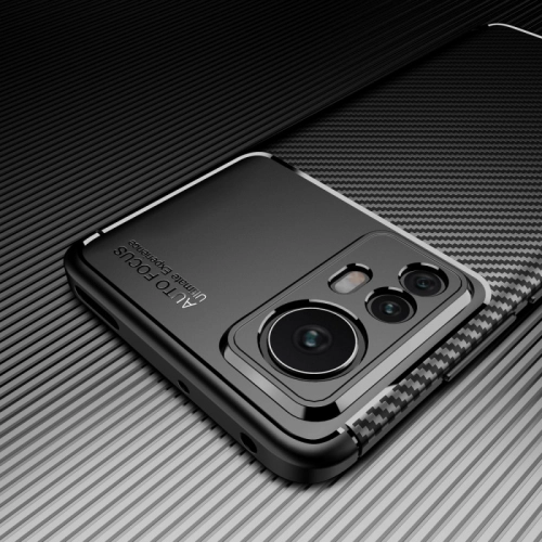 Xiaomi Mi 12T Kılıf Silikon Parmak İzi Bırakmayan Karbon Soft Negro Kapak - Siyah