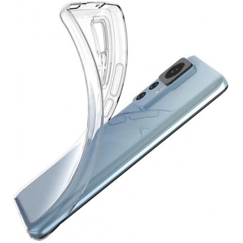 Xiaomi Mi 12T Pro Kılıf Kamera Korumalı Esnek Silikon Kapak - Şeffaf