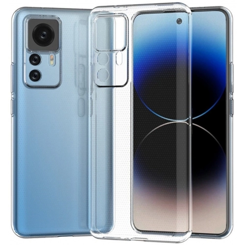 Xiaomi Mi 12T Pro Kılıf Kamera Korumalı Esnek Silikon Kapak - Şeffaf