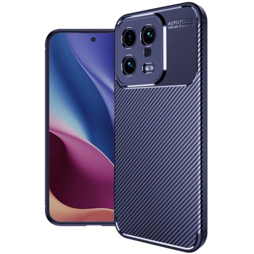 Xiaomi Mi 13 Kılıf Silikon Parmak İzi Bırakmayan Karbon Soft Negro Kapak - Lacivert