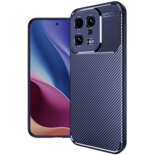 Xiaomi Mi 13 Kılıf Silikon Parmak İzi Bırakmayan Karbon Soft Negro Kapak - Lacivert