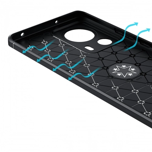 Xiaomi Mi 13 Lite Kılıf Renkli Silikon Yüzüklü Standlı Auto Focus Ravel Kapak - Siyah