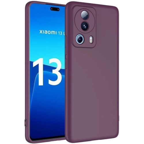 Xiaomi Mi 13 Lite Kılıf İçi Kadife Mat Mara Lansman Silikon Kapak - Koyu Yeşil