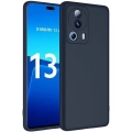 Xiaomi Mi 13 Lite Kılıf İçi Kadife Mat Mara Lansman Silikon Kapak  - Lacivert
