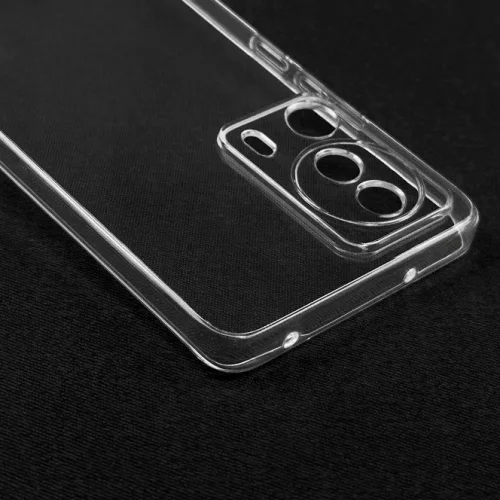 Xiaomi Mi 13 Lite Kılıf Kamera Lens Korumalı Esnek Süper Silikon 0.3mm - Şeffaf