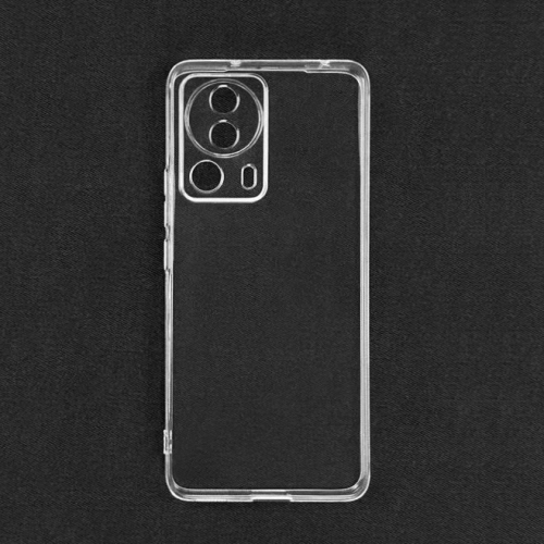 Xiaomi Mi 13 Lite Kılıf Kamera Korumalı Esnek Silikon Kapak - Şeffaf