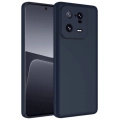 Xiaomi Mi 13 Pro Kılıf İçi Kadife Mat Mara Lansman Silikon Kapak  - Lacivert