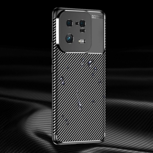 Xiaomi Mi 13 Pro Kılıf Silikon Parmak İzi Bırakmayan Karbon Soft Negro Kapak - Siyah
