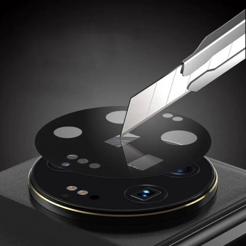 Xiaomi Mi 13 Ultra Kamera Lens 3D Koruyucu Cam  - Siyah