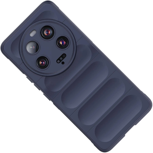 Xiaomi Mi 13 Ultra Kılıf Esnek TPU Oyuklu Arka Yüzey Tasarımlı Zore Etnik Silikon Kapak - Siyah