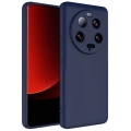 Xiaomi Mi 13 Ultra Kılıf İçi Kadife Mat Mara Lansman Silikon Kapak  - Lacivert