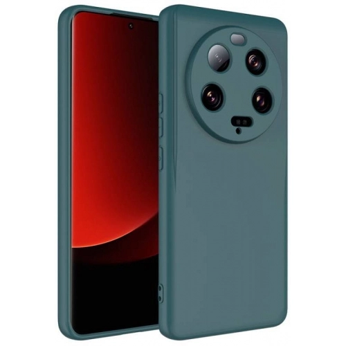 Xiaomi Mi 13 Ultra Kılıf İçi Kadife Mat Mara Lansman Silikon Kapak - Lila