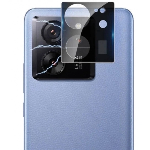 Xiaomi Mi 13T Kamera Lens 3D Koruyucu Cam - Siyah