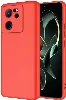 Xiaomi Mi 13T Kılıf İçi Kadife Mat Mara Lansman Silikon Kapak  - Kırmızı