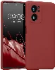 Xiaomi Mi 13T Kılıf İnce Mat Esnek Silikon - Kırmızı