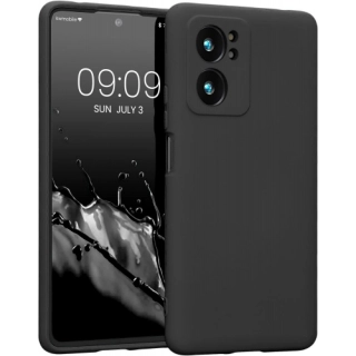 Xiaomi Mi 13T Kılıf İnce Soft Mat Renkli Esnek Silikon Kapak - Siyah