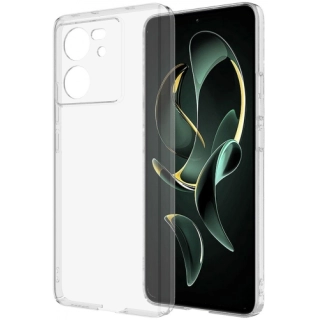 Xiaomi Mi 13T Kılıf Nano Oleofobik Özellikli Sert Arka Yüzey İnce Droga Kapak - Şeffaf