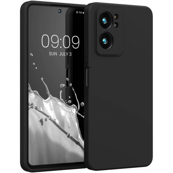 Xiaomi Mi 13T Kılıf Silikon Mat Esnek Kamera Korumalı Biye Kapak - Siyah