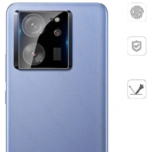 Xiaomi Mi 13T Pro Kamera Lens 3D Koruyucu Cam - Siyah