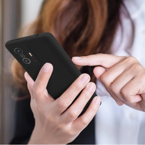 Xiaomi Mi 13T Pro Kılıf İnce Soft Mat Renkli Esnek Silikon Kapak - Gold