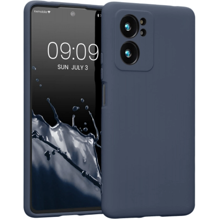 Xiaomi Mi 13T Pro Kılıf İnce Soft Mat Renkli Esnek Silikon Kapak - Lacivert