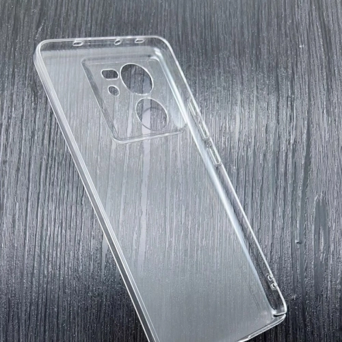 Xiaomi Mi 13T Pro Kılıf Nano Oleofobik Özellikli Sert Arka Yüzey İnce Droga Kapak - Şeffaf