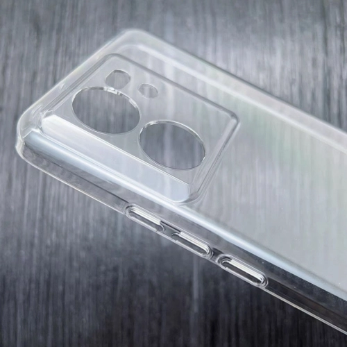 Xiaomi Mi 13T Pro Kılıf Nano Oleofobik Özellikli Sert Arka Yüzey İnce Droga Kapak - Şeffaf