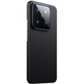 Xiaomi Mi 14 (6.1) Kılıf Magsafe Özellikli Karbon Fiber Benks Essential ArmorAir 600D Kevlar Kapak - Siyah