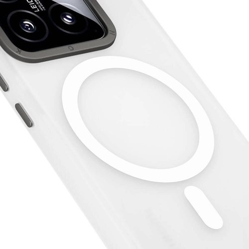 Xiaomi Mi 14 Kılıf Magsafe Şarj Özellikli Youngkit Hidden Sand Serisi Kapak - Siyah