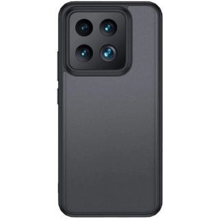 Xiaomi Mi 14 Kılıf Mat Arka Yüzey Wireless Şarj Özellikli Flet Magsafe Kapak - Siyah